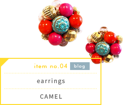 earrings／CAMEL