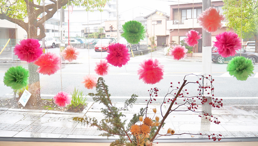 乙女心ディスプレイ飾り付け