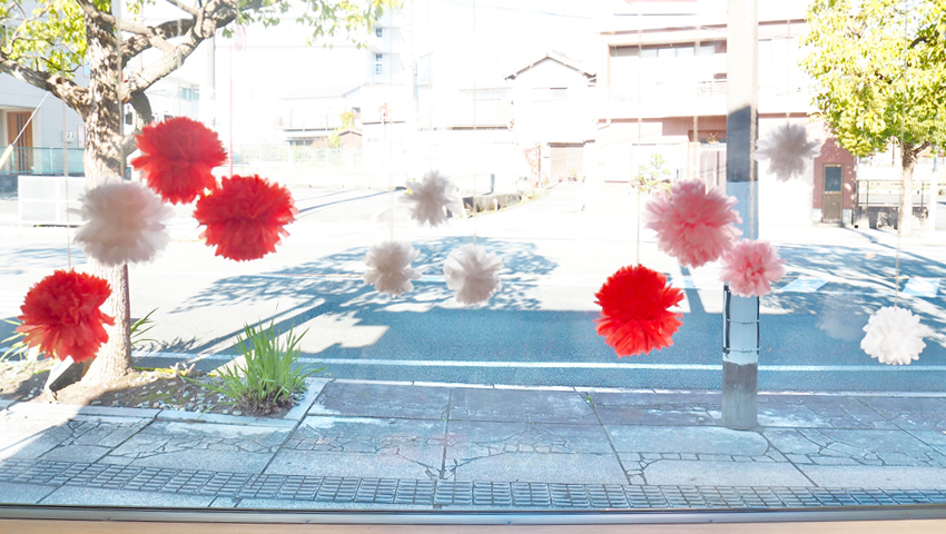 乙女心ディスプレイ飾り付け